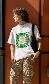 God Hope Floral Faith Tee Oversized Classic T-Shirt